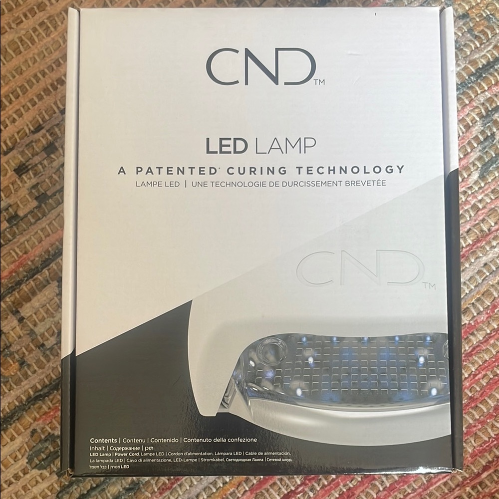 CND White LED Nail Lamp Tool